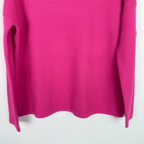 French Connection Babysoft Lena Mock Neck Sweater Pink Size Small S - Picture 4 of 11